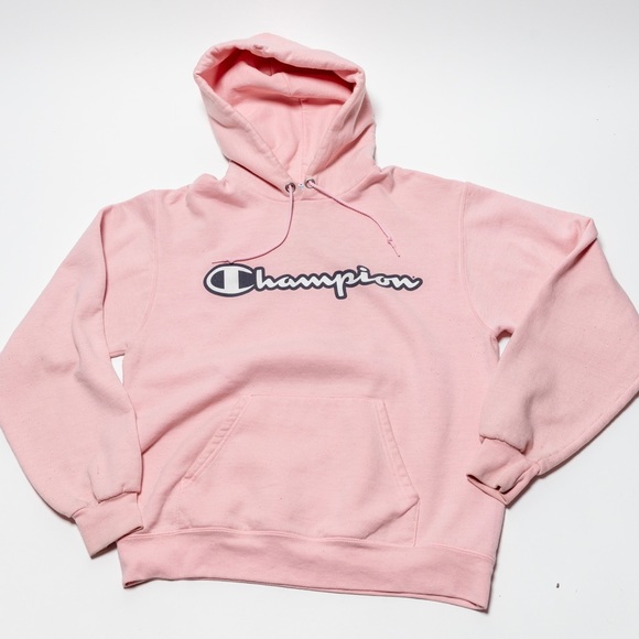 Champion pink hoodie - size medium - Picture 1 of 7